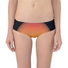 Horse Cowboy Sunset Western Riding Classic Bikini Bottoms by Nexatart