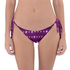 Galaxy Stripes Pattern Reversible Bikini Bottom by dflcprints