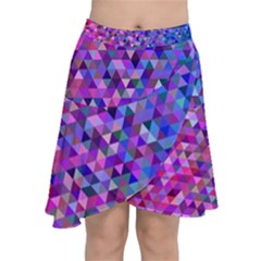 Triangle Tile Mosaic Pattern Chiffon Wrap by Nexatart