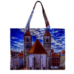 Steeple Church Building Sky Great Zipper Mini Tote Bag by Nexatart