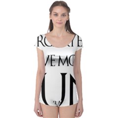  Targaryens Have More Fun - Blondes Have More Fun Black Boyleg Leotard  by PodArtist