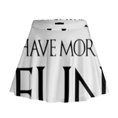  Targaryens Have More Fun - Blondes Have More Fun Black Mini Flare Skirt by PodArtist