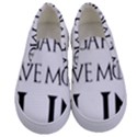  Targaryens Have More Fun - Blondes Have More Fun BLACK Kids  Canvas Slip Ons View1