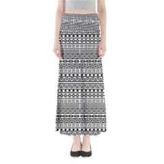 Aztec Influence Pattern Full Length Maxi Skirt by ValentinaDesign