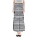 Aztec Influence Pattern Full Length Maxi Skirt View1