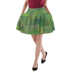Abstract Art A-line Pocket Skirt by ValentinaDesign