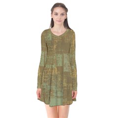Abstract Art Flare Dress by ValentinaDesign
