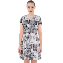 Abstract Art Adorable In Chiffon Dress by ValentinaDesign