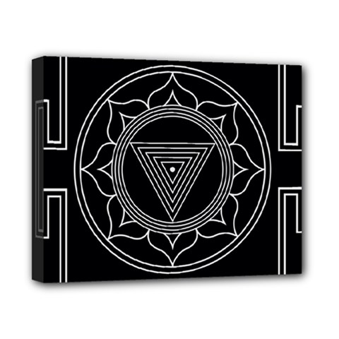Kali Yantra Inverted Canvas 10  X 8  by Mariart