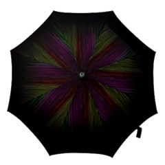 Line Rain Rainbow Light Stripes Lines Flow Hook Handle Umbrellas (large) by Mariart