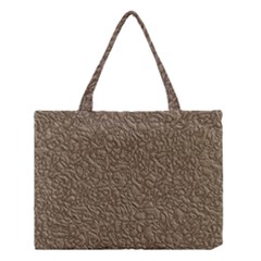 Leather Texture Brown Background Medium Tote Bag by Nexatart