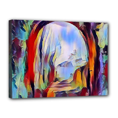 Abstract Tunnel Canvas 16  X 12  by NouveauDesign