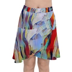 Abstract Tunnel Chiffon Wrap by NouveauDesign