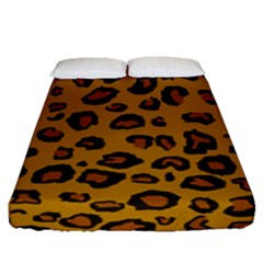 Classic Leopard Fitted Sheet (queen Size) by TRENDYcouture