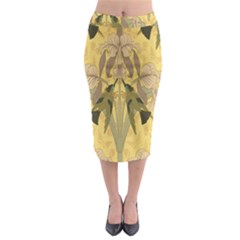 Art Nouveau Midi Pencil Skirt by NouveauDesign