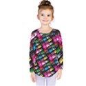 Pattern Colorfulcassettes Icreate Kids  Long Sleeve Tee View1