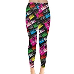 Pattern Colorfulcassettes Icreate Leggings  by iCreate