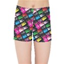 Pattern Colorfulcassettes Icreate Kids Sports Shorts View1