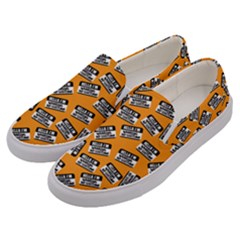 Pattern Halloween Wearing Costume Icreate Men s Canvas Slip Ons by iCreate