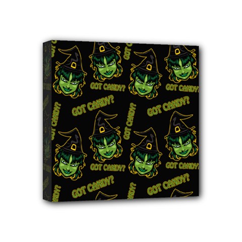 Pattern Halloween Witch Got Candy? Icreate Mini Canvas 4  X 4  by iCreate