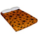 Pattern Halloween Black Spider iCreate Fitted Sheet (California King Size) View2