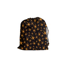 Halloween Spiders Drawstring Pouches (small)  by iCreate