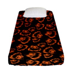Pattern Halloween Jackolantern Fitted Sheet (single Size) by iCreate