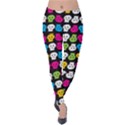 Pattern Painted Skulls Icreate Velvet Leggings View1