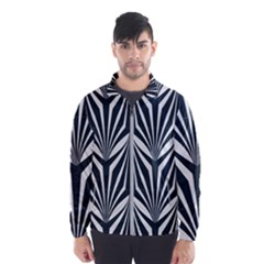 Art Deco, Black,white,graphic Design,vintage,elegant,chic Wind Breaker (men) by NouveauDesign