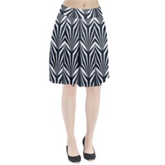 Art Deco, Black,white,graphic Design,vintage,elegant,chic Pleated Skirt by NouveauDesign