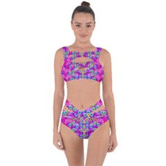 Festive Metal And Gold In Pop Art Bandaged Up Bikini Set  by pepitasart