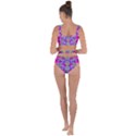 Festive Metal And Gold In Pop Art Bandaged Up Bikini Set  View2
