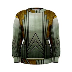 Art Nouveau Gold Silver Women s Sweatshirt by NouveauDesign