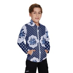 Shabby Chic Navy Blue Wind Breaker (kids) by NouveauDesign