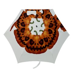 Halloween Pumpkin Mini Folding Umbrellas by Valentinaart
