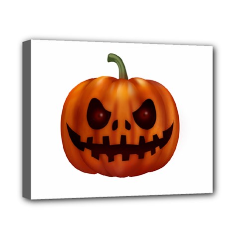 Halloween Pumpkin Canvas 10  X 8  by Valentinaart