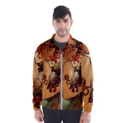 Alfons Mucha   Fruit Wind Breaker (men) by NouveauDesign