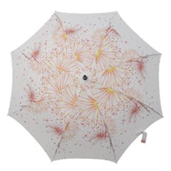 Fireworks Triangle Star Space Line Hook Handle Umbrellas (small) by Mariart