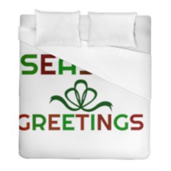 Season Greetings Duvet Cover (full/ Double Size) by Colorfulart23