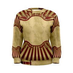Art Deco Red Women s Sweatshirt by NouveauDesign