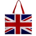 Union Jack watercolor drawing art Zipper Mini Tote Bag View1