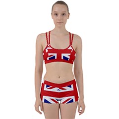 Union Jack Watercolor Drawing Art Women s Sports Set by picsaspassion