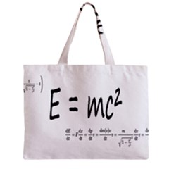 E=mc2 Formula Physics Relativity Zipper Mini Tote Bag by picsaspassion
