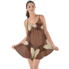 Chocolate Brown Kaleidoscope Design Star Love The Sun Cover Up by yoursparklingshop