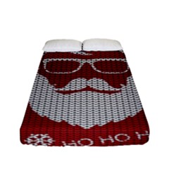 Ugly Christmas Sweater Fitted Sheet (full/ Double Size) by Valentinaart