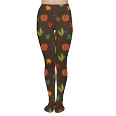 Thanksgiving Turkey  Women s Tights by Valentinaart