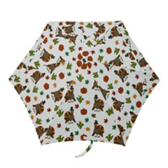 Thanksgiving Turkey  Mini Folding Umbrellas by Valentinaart