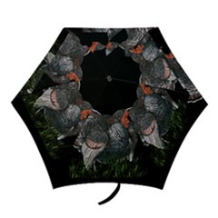 Thanksgiving Turkey Mini Folding Umbrellas by Valentinaart