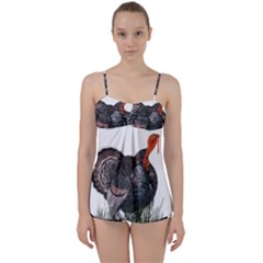 Thanksgiving Turkey Babydoll Tankini Set by Valentinaart