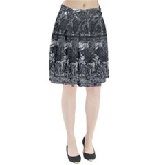Graffiti Pleated Skirt by ValentinaDesign